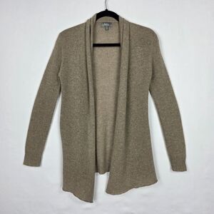 Neiman Marcus 100% Cashmere Cardigan Womens XS Open Front Shawl Collar Soft Cozy